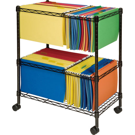 Lorell Mobile Wire File Cart