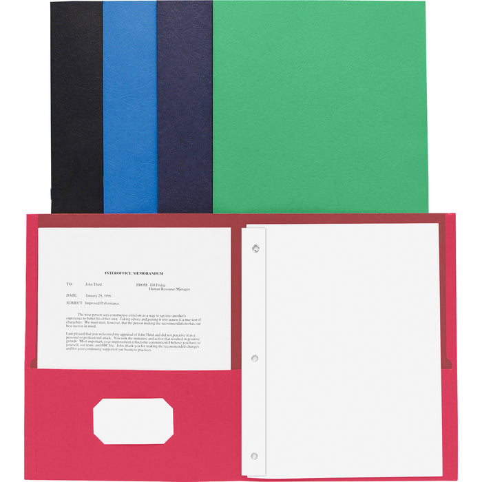 Business Source Letter Recycled Pocket Folder