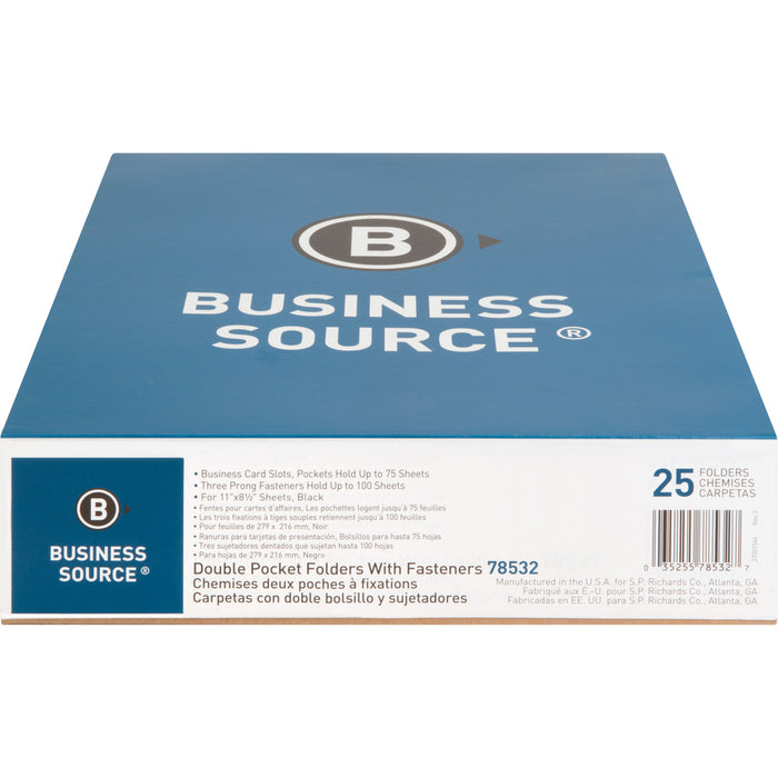 Business Source Letter Recycled Pocket Folder