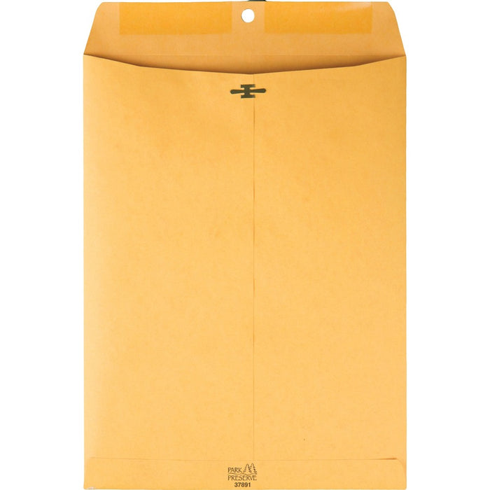 Quality Park 9 x 12 High Bulk Clasp Envelopes with Deeply Gummed Flaps