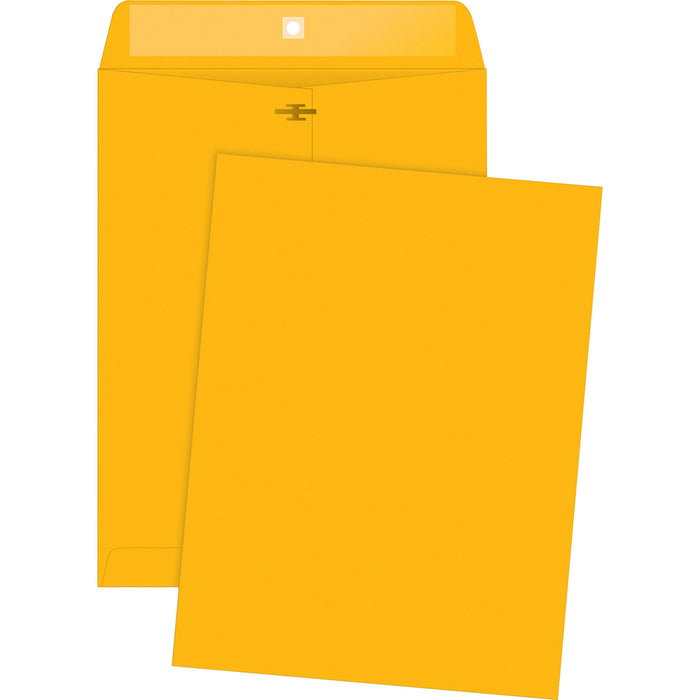 Quality Park 9 x 12 High Bulk Clasp Envelopes with Deeply Gummed Flaps