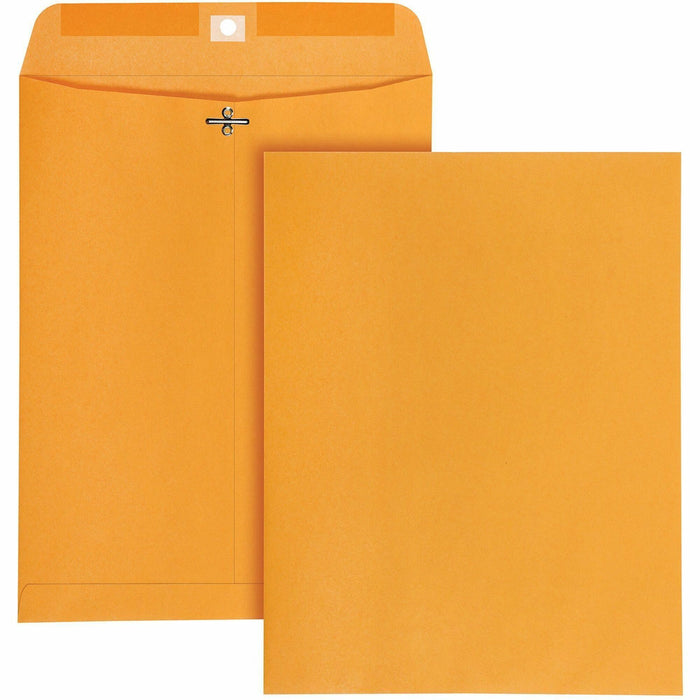 Quality Park 10 x 13 High Bulk Clasp Envelopes with Deeply Gummed Flaps