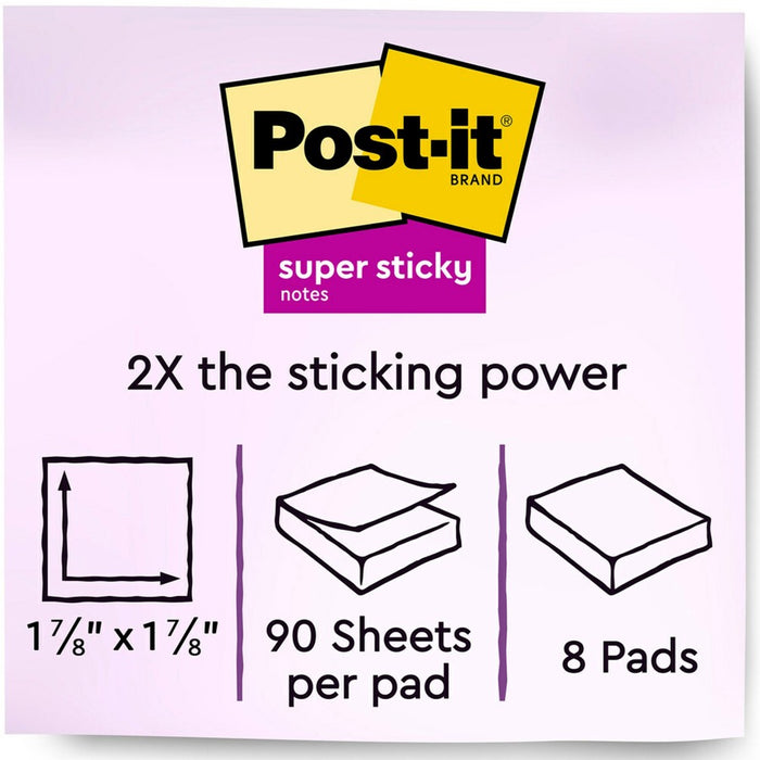 Post-it® Super Sticky Notes - Playful Primaries Color Collection