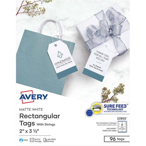 Avery® Printable Tags with String