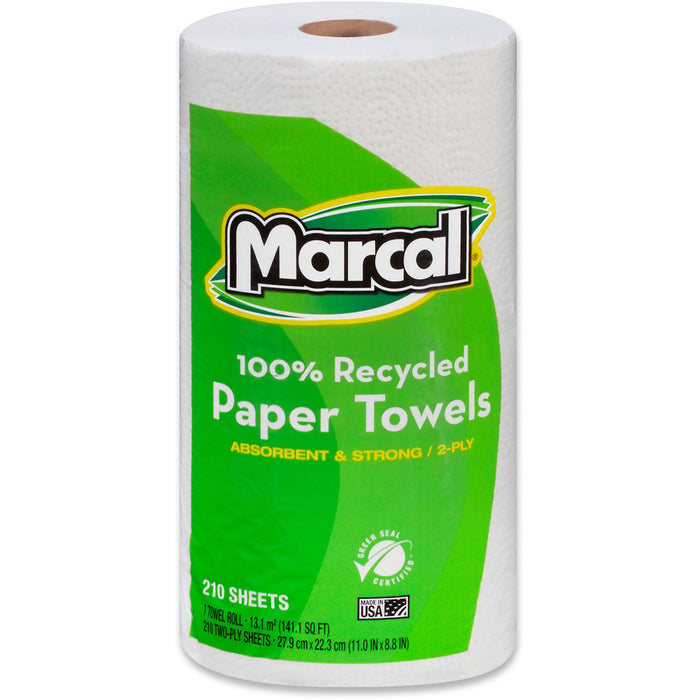 Marcal 100% Recycled, Jumbo Roll Paper Towels