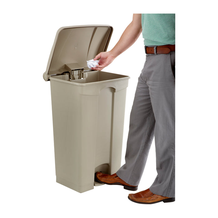 Safco Plastic Step-on Waste Receptacle