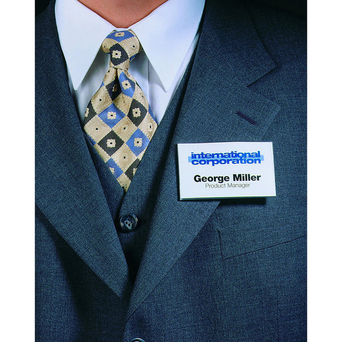 DURABLE® CLICK FOLD® Convex Magnetic Name Badge Holder