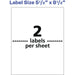 Avery® 5-1/2" x 8-1/2" Labels, Ultrahold, 20 Labels (15516)