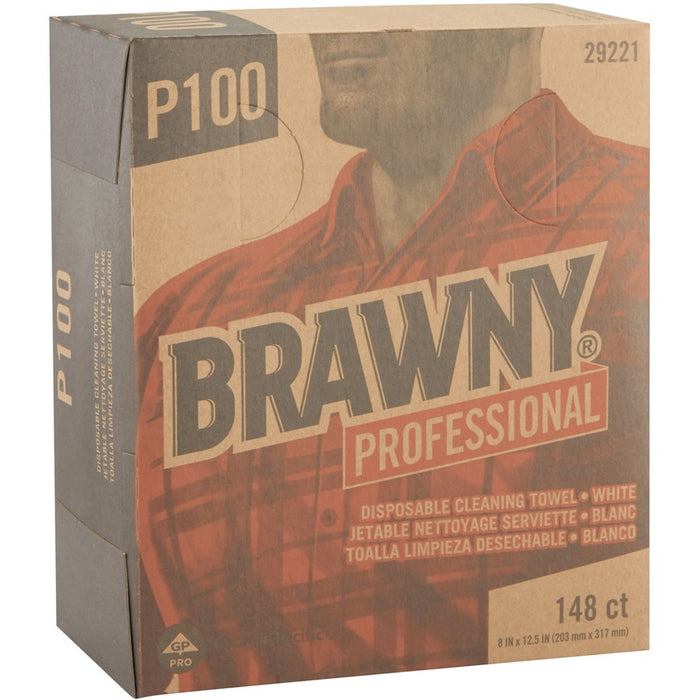 Brawny® Professional P100 Disposable Cleaning Towels