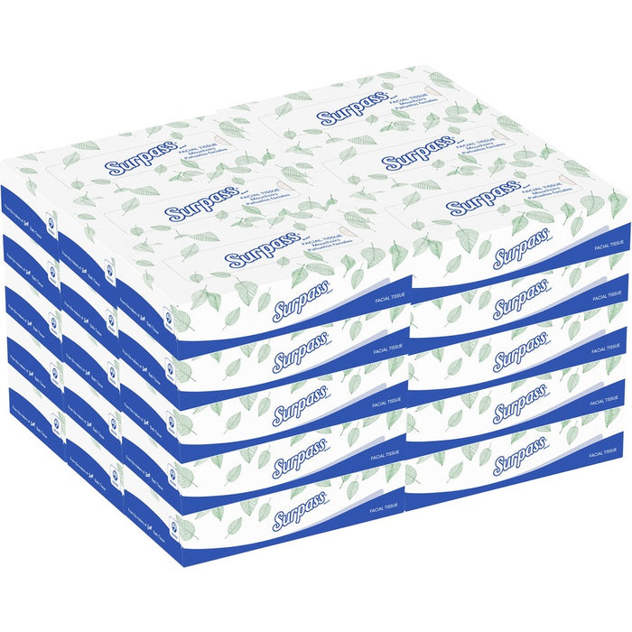 Surpass Flat Box Facial Tissue