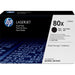 HP 80X (CF280XD) Original High Yield Laser Toner Cartridge - Dual Pack - Black - 2 / Carton