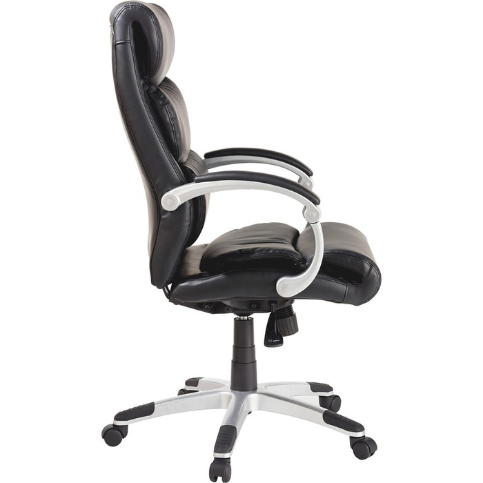 Lorell Executive Bonded Leather High-back Chair