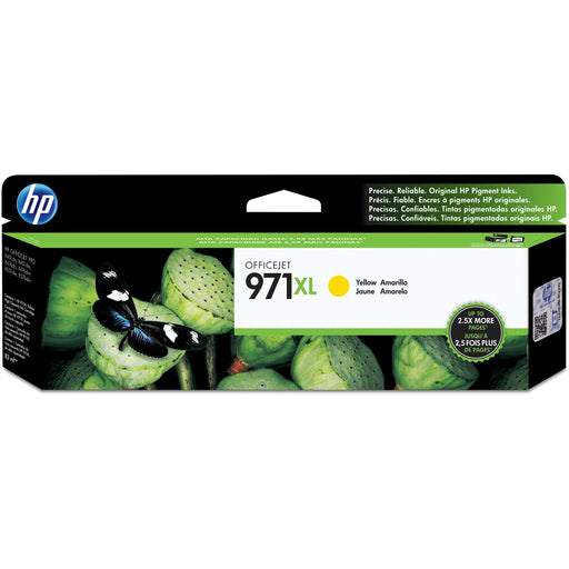 HP 971XL (CN628AM) Original High Yield Inkjet Ink Cartridge - Single Pack - Yellow - 1 Each