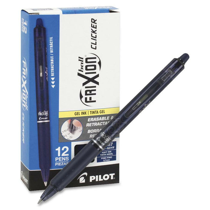 Pilot FriXion .7mm Clicker Erasable Gel Pens