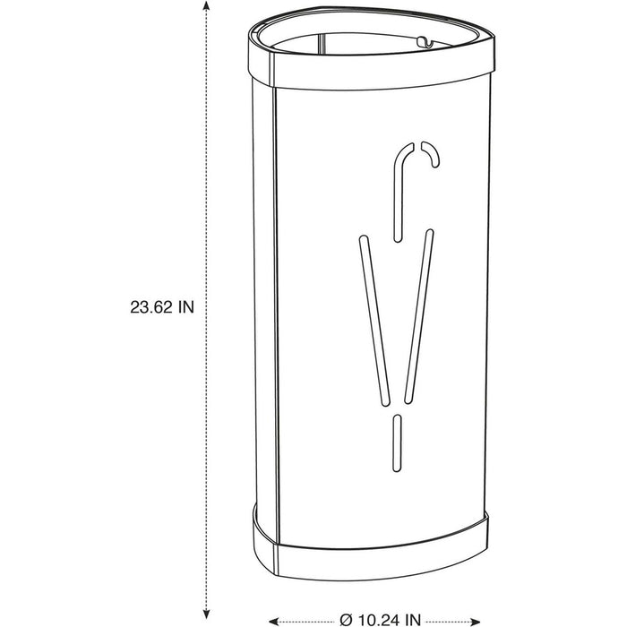 Alba Large Triangular Umbrella Stand