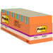 Post-it® Super Sticky Notes Cabinet Pack - Energy Boost Color Collection