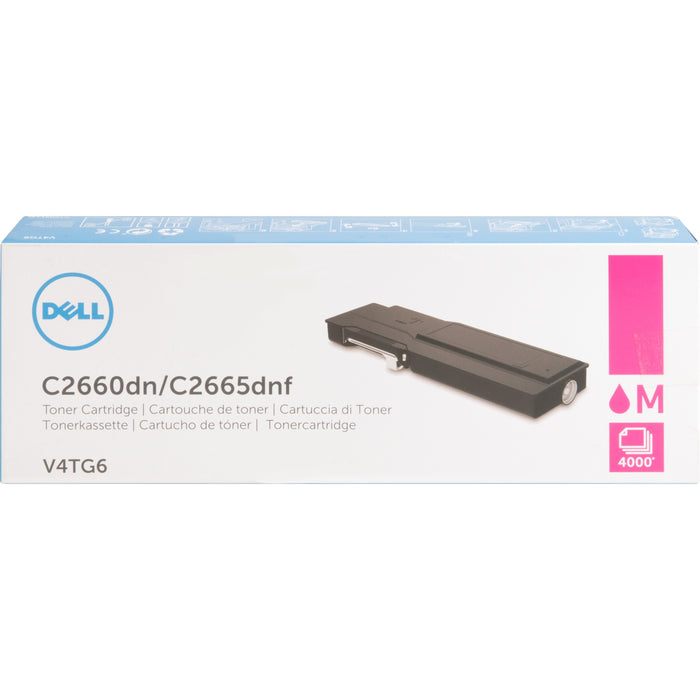 Dell Original High Yield Laser Toner Cartridge - Magenta - 1 Each