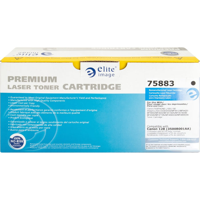 Elite Image Remanufactured Toner Cartridge - Alternative for Canon (128)