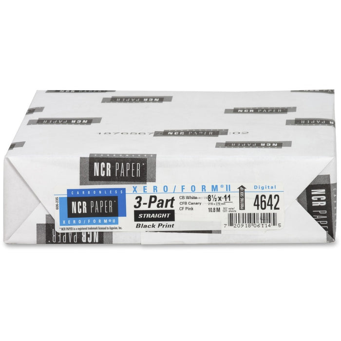 NCR Paper Zero/Form II 3-part Carbonless Paper - Assorted