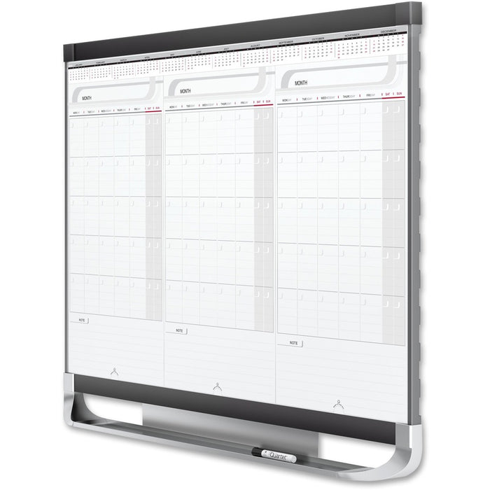 Quartet Prestige 2 Sliding Panel Calendar Board