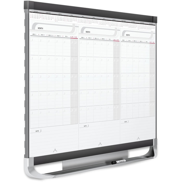 Quartet Prestige 2 Sliding Panel Calendar Board