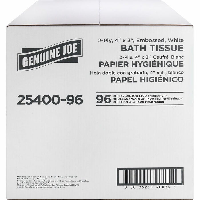 Genuine Joe 2-ply Standard Bath Tissue Rolls