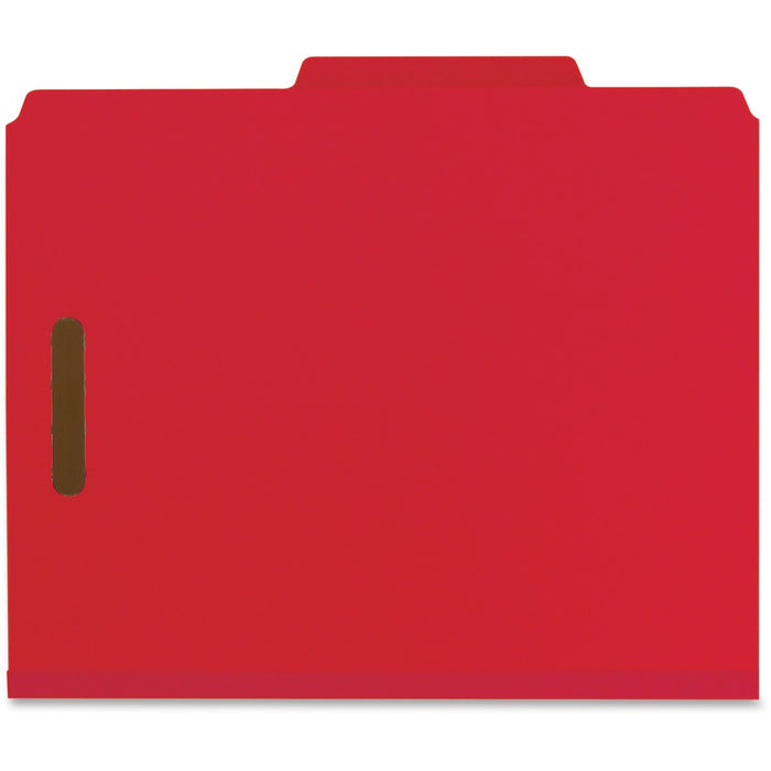 Smead 2/5 Tab Cut Letter Recycled Classification Folder