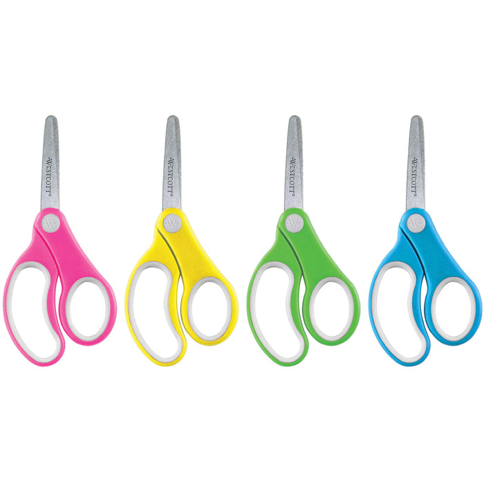 Westcott Teachers 5" Kids Soft Handle Blunt Scissors