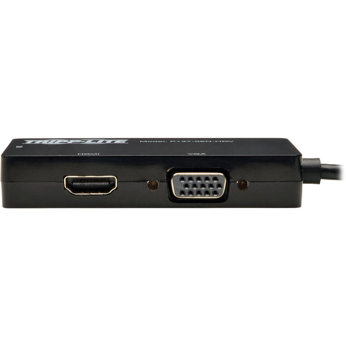 Tripp Lite 6in Mini DisplayPort to VGA / DVI / HDMI Adapter Converter mDP 6"