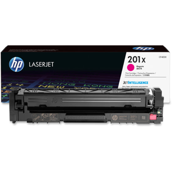 HP 201X (CF403X) Original High Yield Laser Toner Cartridge - Single Pack - Magenta - 1 Each