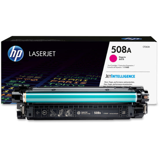 HP 508A (CF363A) Original Laser Toner Cartridge - Single Pack - Magenta - 1 Each