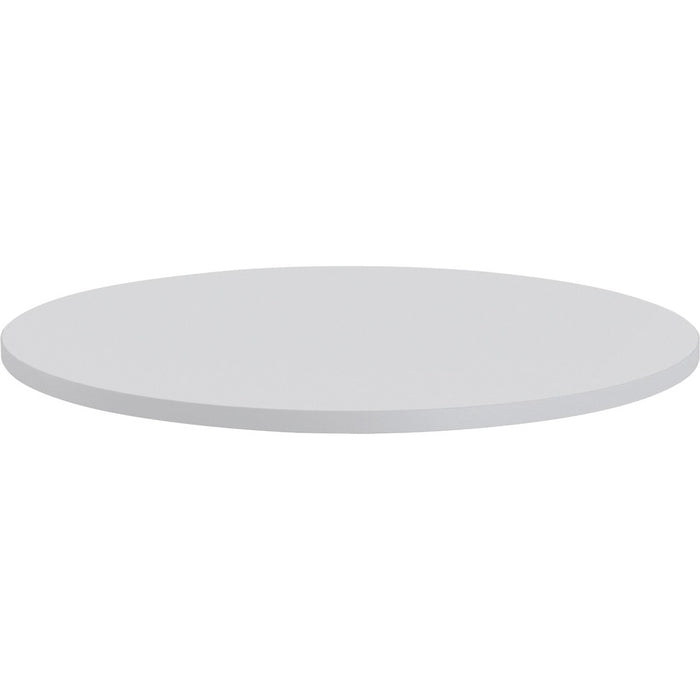 Lorell Round Invent Tabletop - Light Gray