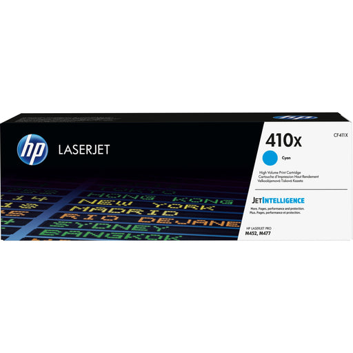 HP 410X Original High Yield Laser Toner Cartridge - Single Pack - Cyan - 1 Each