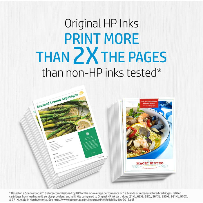 HP 972X (L0S04AN) Original High Yield Page Wide Ink Cartridge - Single Pack - Yellow - 1 Each