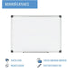 Bi-silque Porcelain Magnetic Dry Erase Board