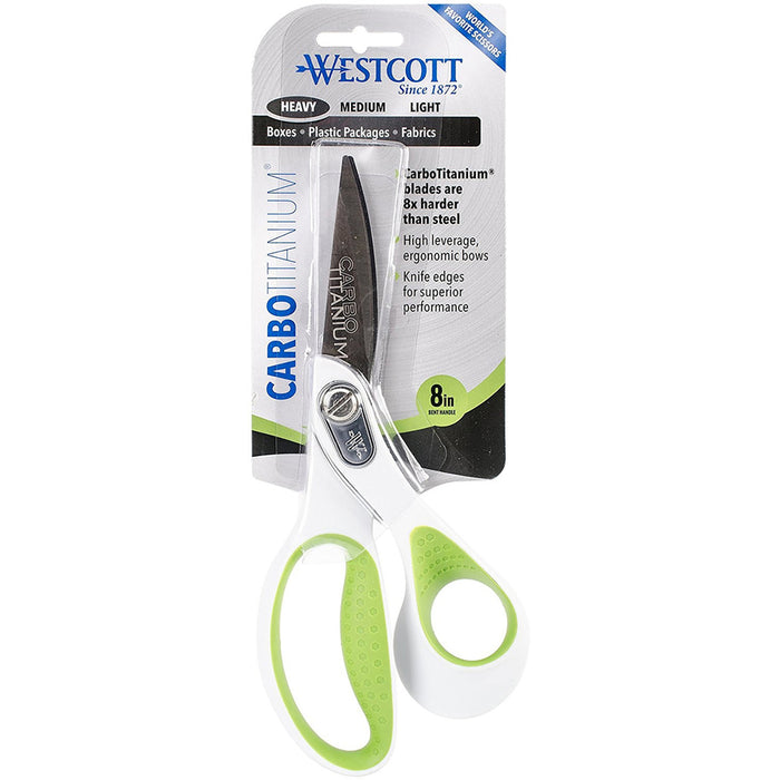 Westcott 8" Bent CarboTitanium Scissors