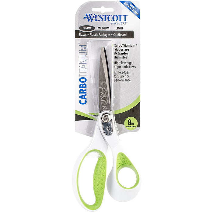 Westcott Straight CarboTitanium Scissors