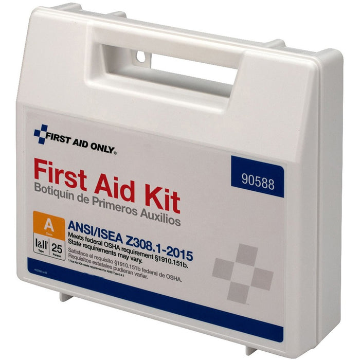 First Aid Only 25-Person Bulk Plastic First Aid Kit - ANSI Compliant