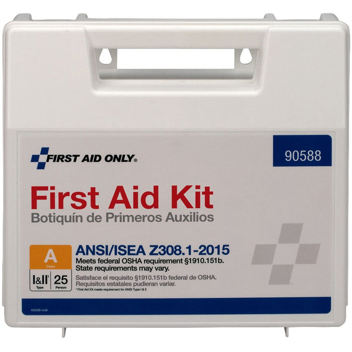 First Aid Only 25-Person Bulk Plastic First Aid Kit - ANSI Compliant