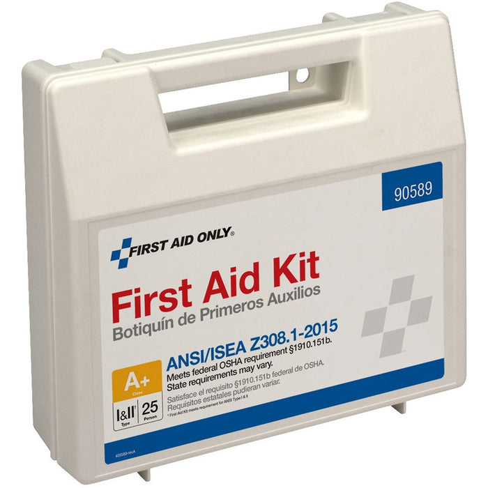 First Aid Only 25-Person Bulk Plastic First Aid Kit - ANSI Compliant