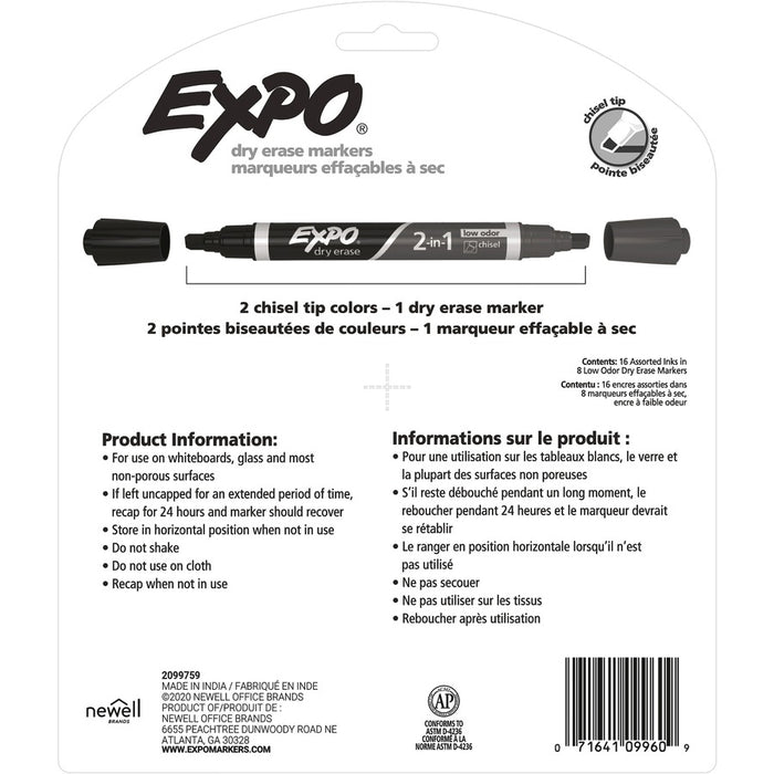 Expo 2-in-1 Dry Erase Markers