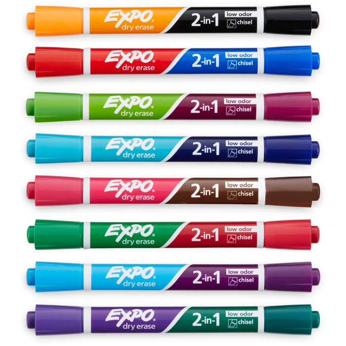 Expo 2-in-1 Dry Erase Markers