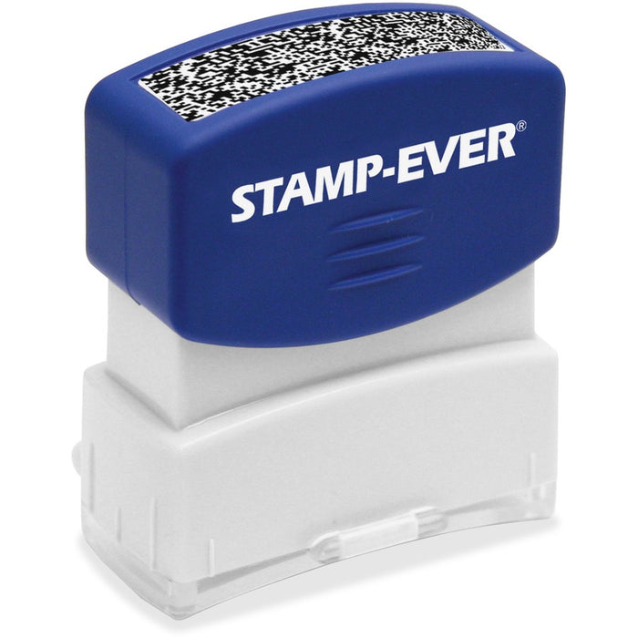 Stamp-Ever Pre-inked Security Block Stamp