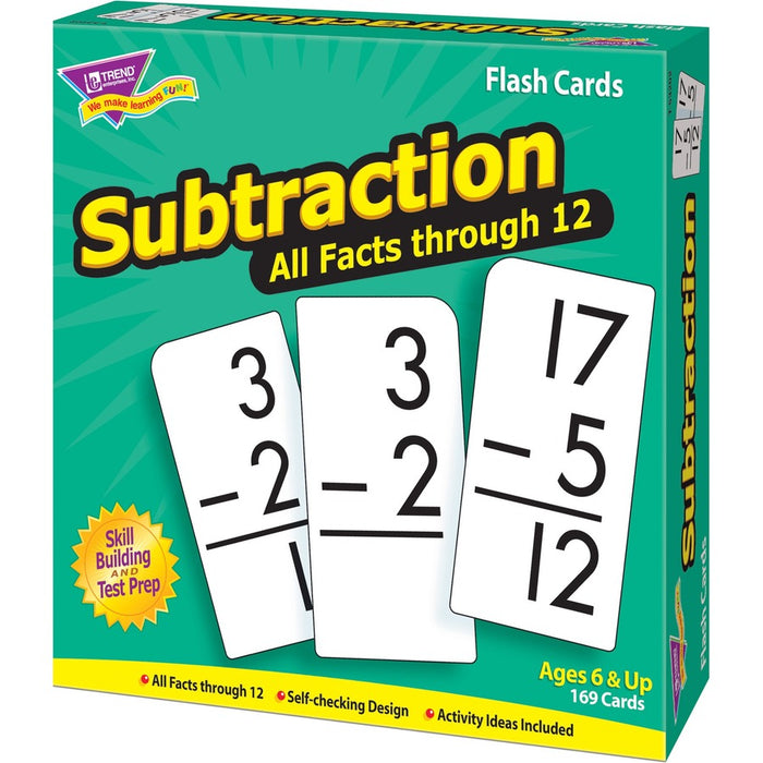 Trend Subtraction all facts through 12 Flash Cards