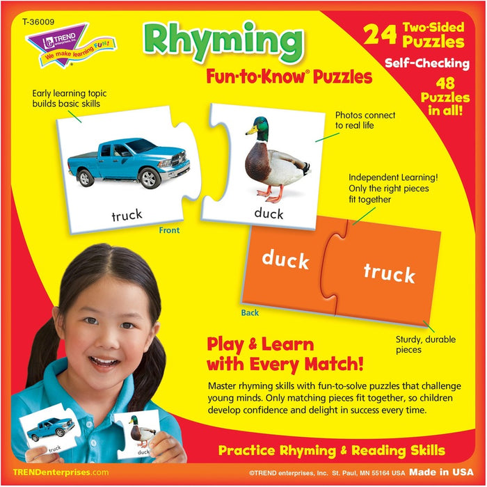 Trend Rhyming Puzzle Set