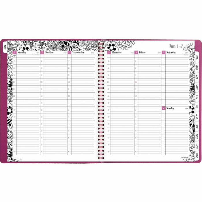 At-A-Glance FloraDoodle Weekly/Monthly Appointment Book