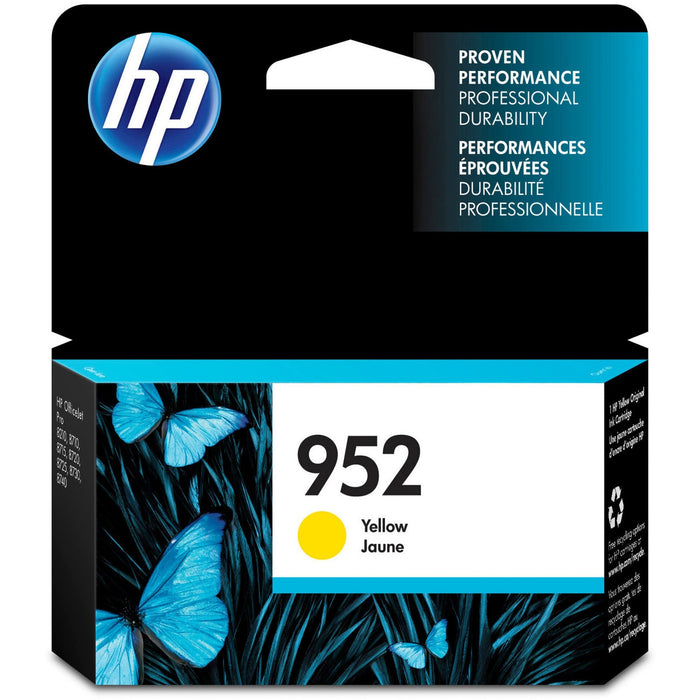 HP 952 Original Inkjet Ink Cartridge - Yellow - 1 Each