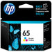 HP 65 (N9K01AN) Original Inkjet Ink Cartridge - Tri-color - 1 Each