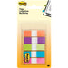 Post-it® Flags in On-the-Go Dispenser - Bright Colors