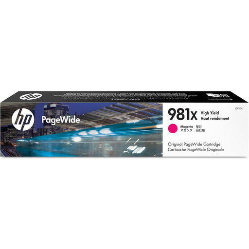 HP 981X (L0R10A) Original High Yield Inkjet Ink Cartridge - Single Pack - Magenta - 1 Each